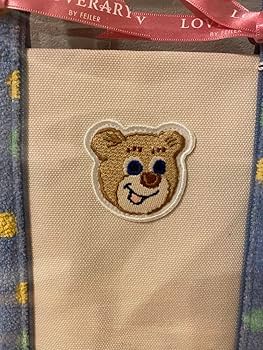 フェイラー　オールドテディ ワッペントートバッグ　小　web限定 完売 すぐ届く☆FEILER☆オールドテディ ワッペントートバッグ 3色